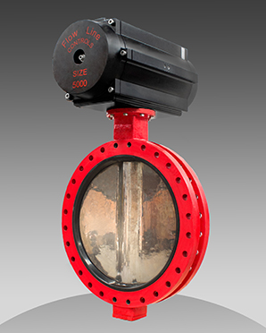 series 79 industrial flanged butterfly valve